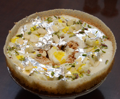 dry_fruit_ghevar Jalai Wale Gazak's and Sweets Madar Gate Aligarh